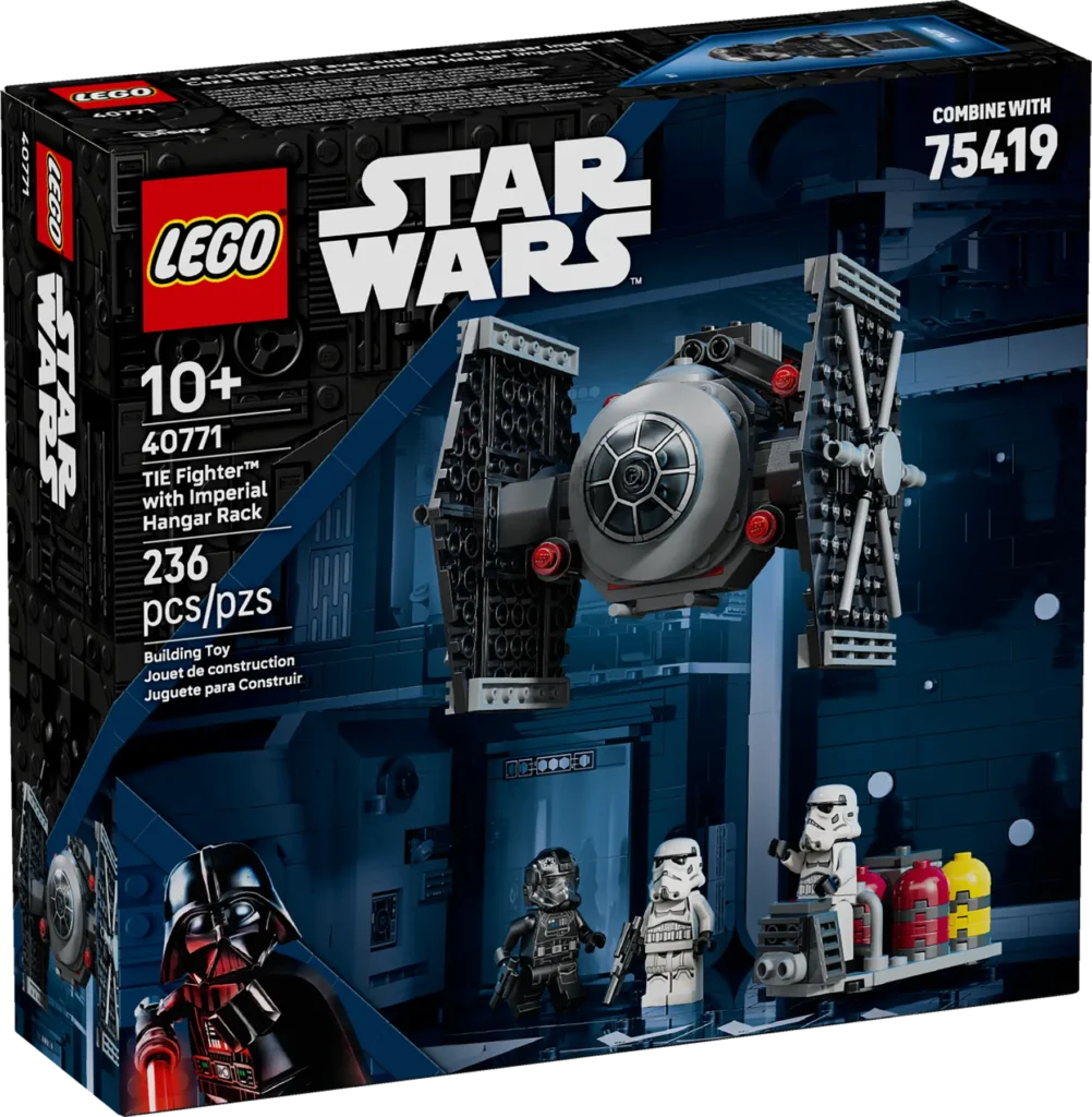 lego star wars 40771 tie fighter with imperial hangar rack gwp (1)