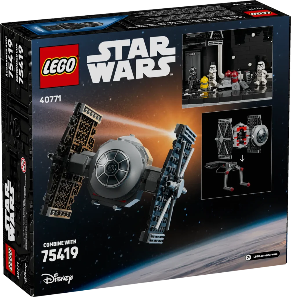 lego star wars 40771 tie fighter with imperial hangar rack gwp (2)