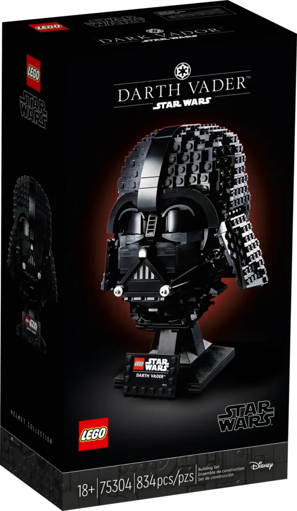 lego star wars 75304 darth vader helmet