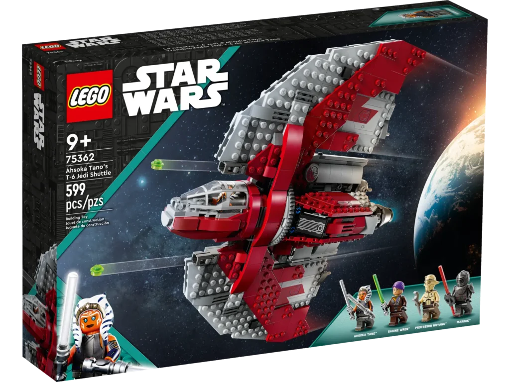 lego star wars 75362 ahsoka tano's t 6 jedi shuttle