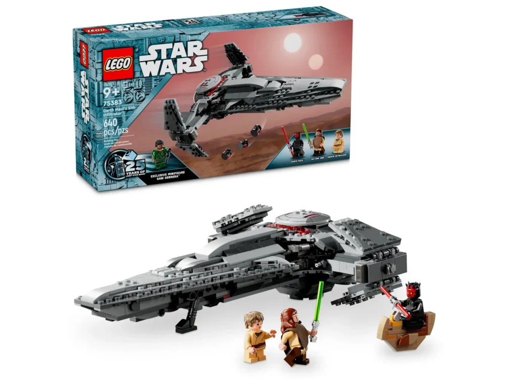 lego star wars 75383 darth maul's sith infiltrator
