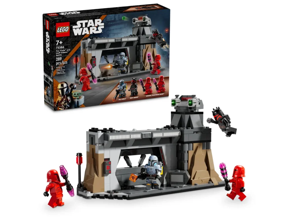 lego star wars 75386 paz vizsla and moff gideon battle
