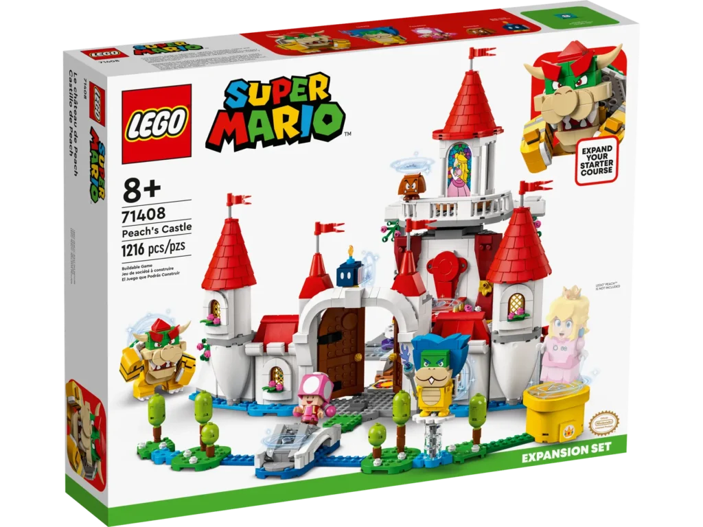 lego super mario 71408 peaches castle