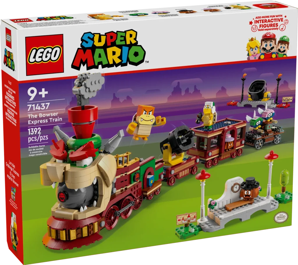 lego super mario 71437 the bowser express train