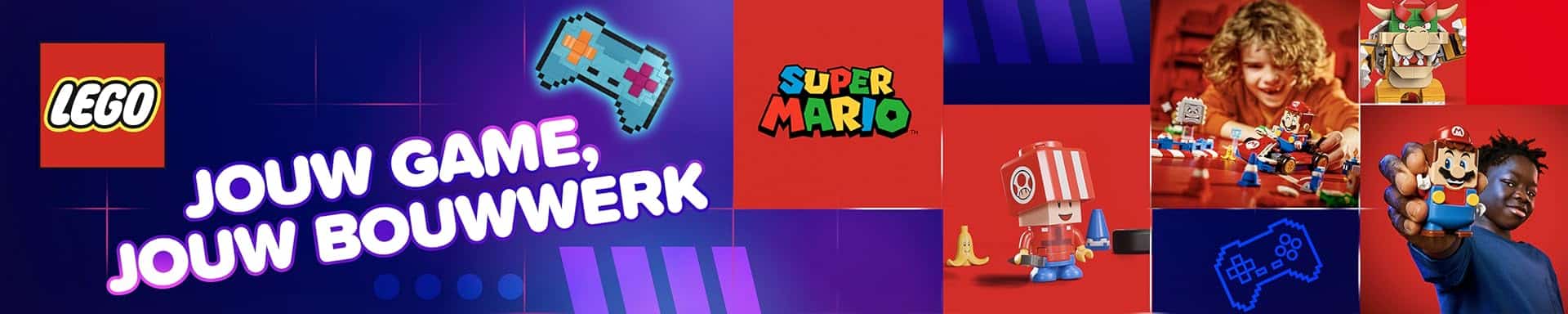 lego super mario banner
