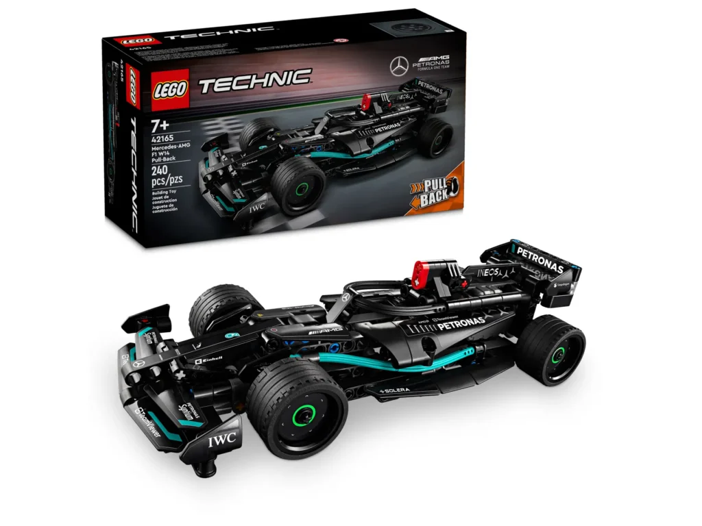 lego technic 42165 mercedes amg f1 w14 pull back