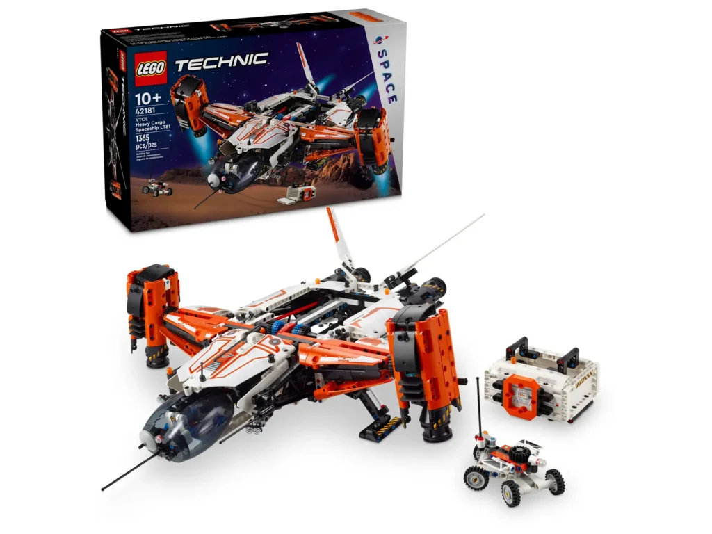 lego technic 42181 vtol heavy cargo spaceship lt81