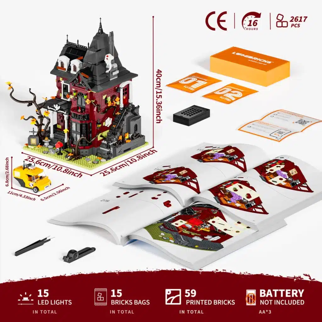 lumibricks l9092 midnight haunted mansion (8)