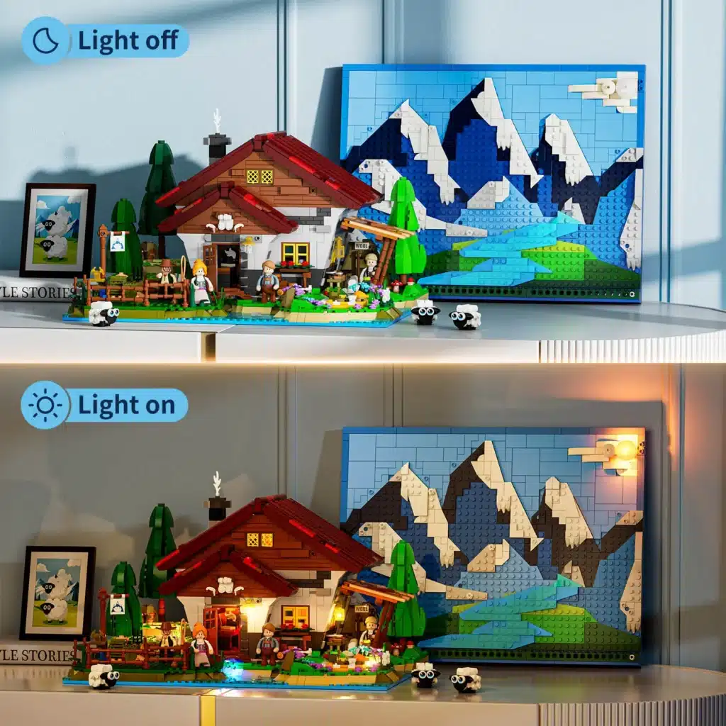lumibricks l9094 shepherd's cottage (3)