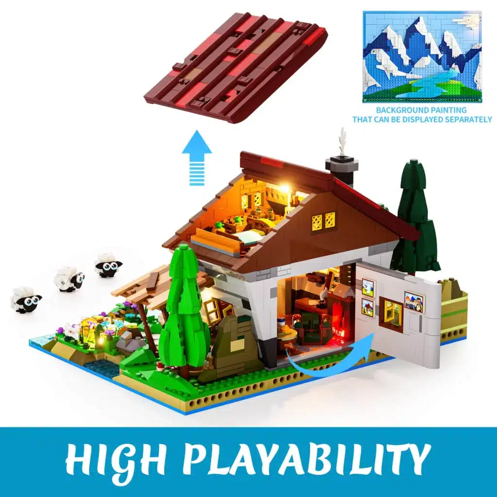 lumibricks l9094 shepherd's cottage (4)