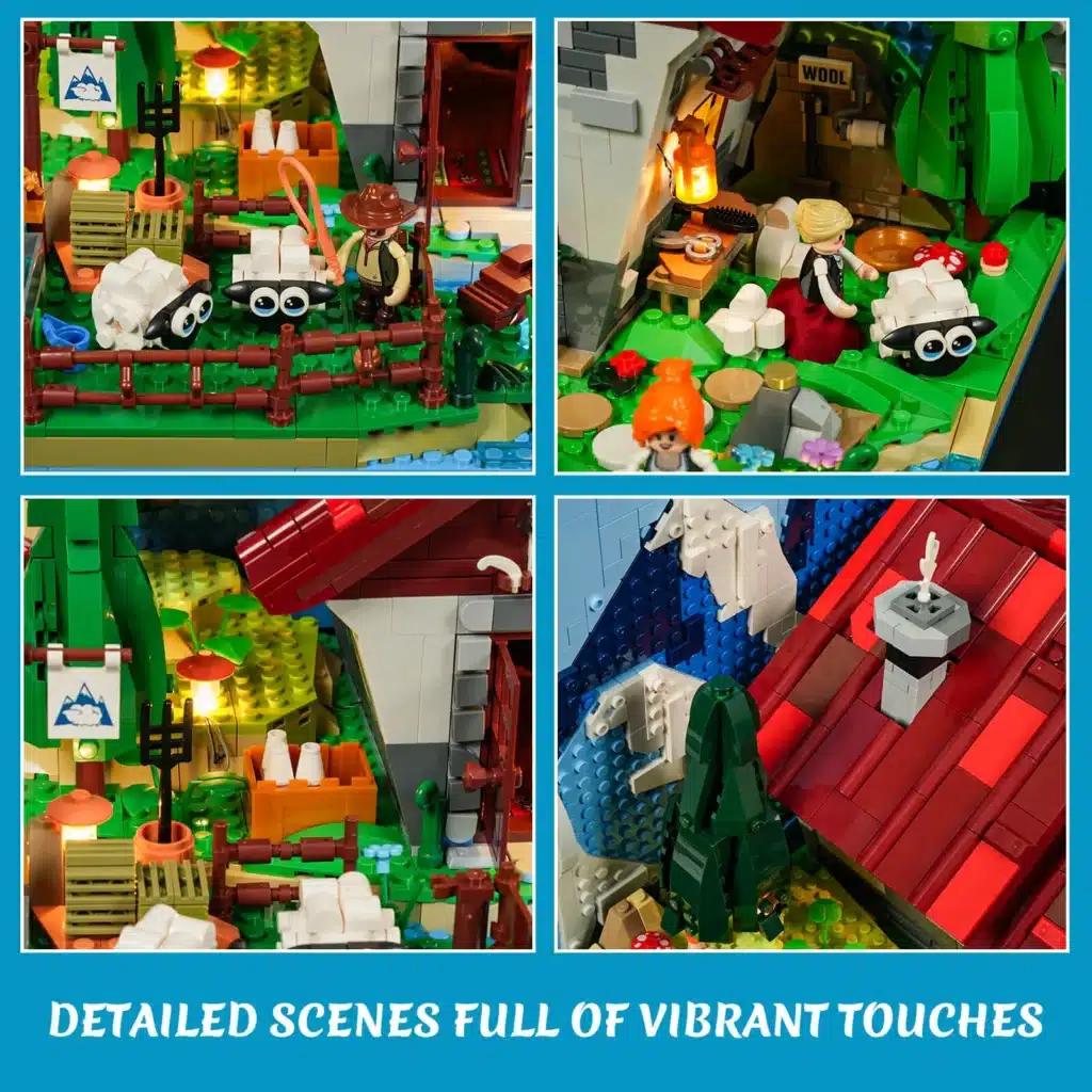 lumibricks l9094 shepherd's cottage (5)