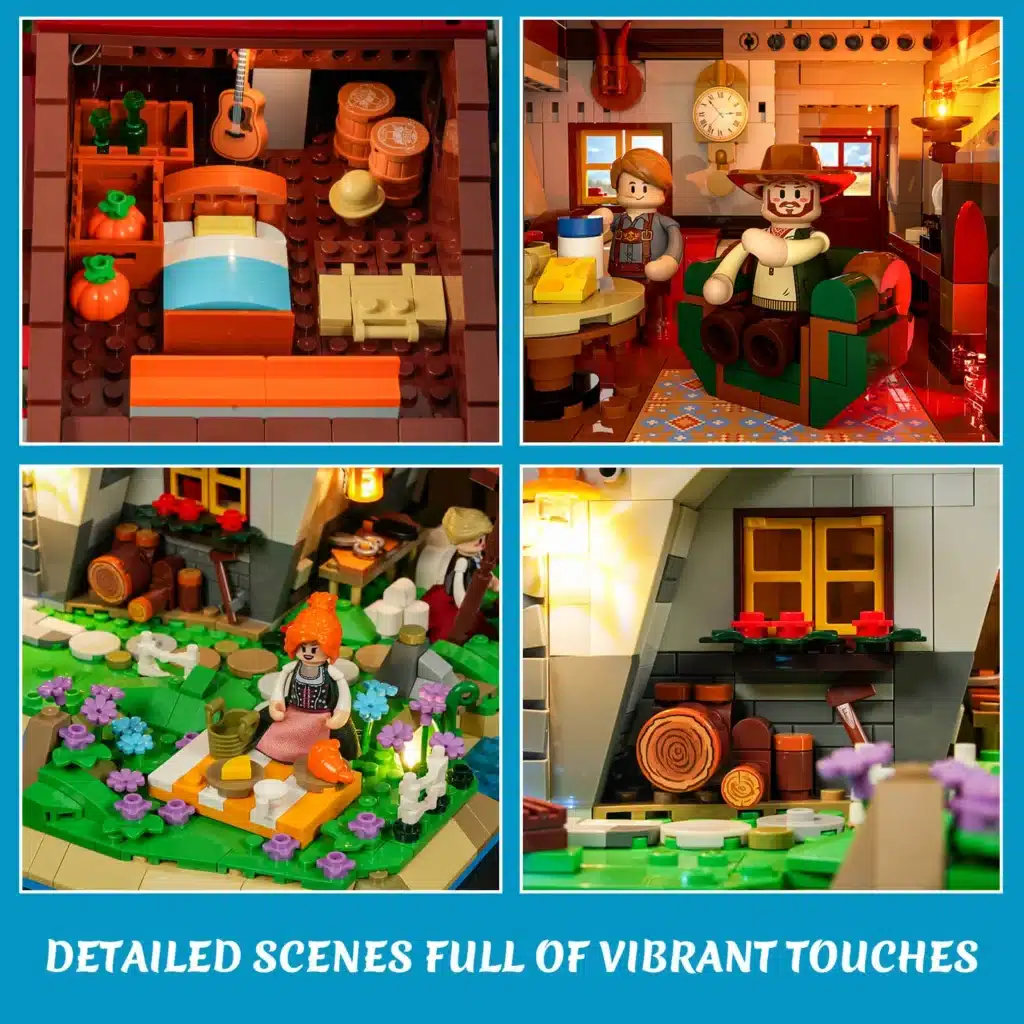 lumibricks l9094 shepherd's cottage (6)