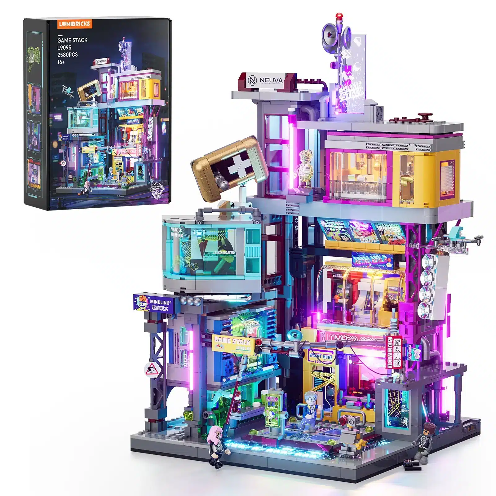 lumibricks l9095 game stack
