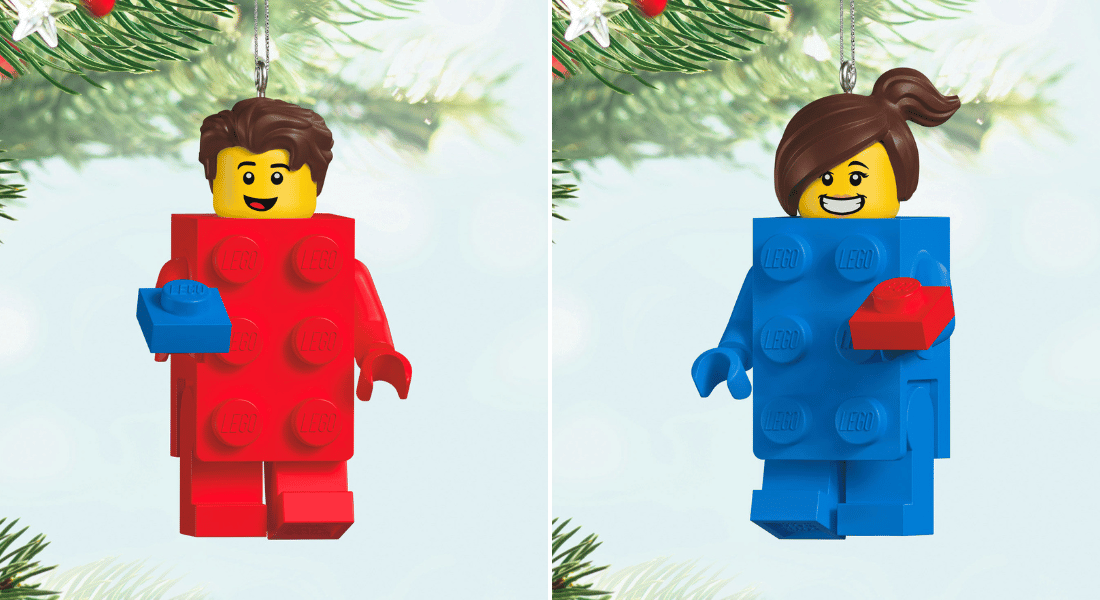 dit zijn de hallmark lego keepsake ornamenten van 2025