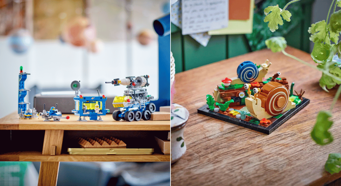 Gratis LEGO Friendy Snails & LEGO Micro Rocket Launchpad bij jouw aankopen