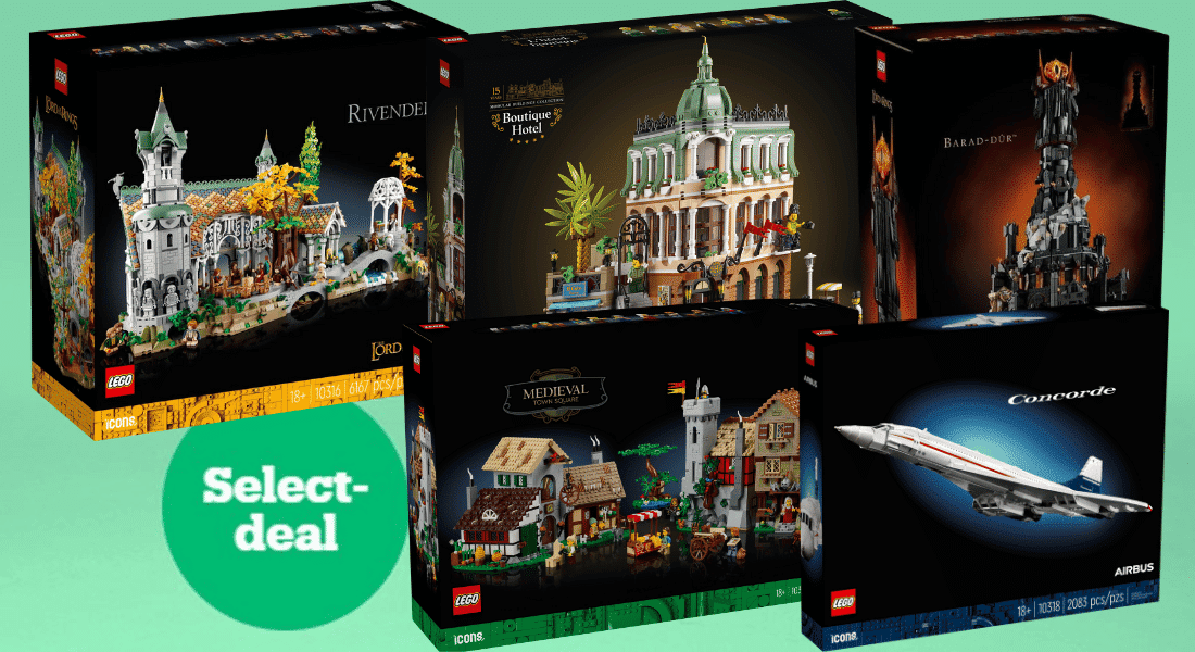Diverse LEGO sets voor laagste prijs ooit bij Bol (o.a. Rivendell, Barad-Dur, boetiekhotel)