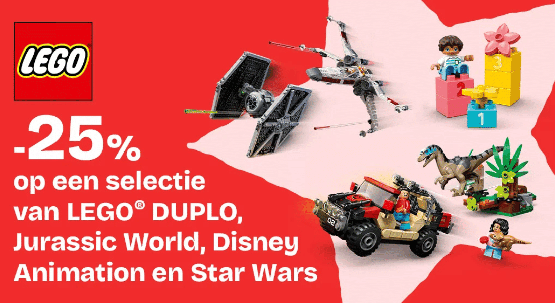 Korting op LEGO sets bij Dreamland – veel sets voor de laagste prijs