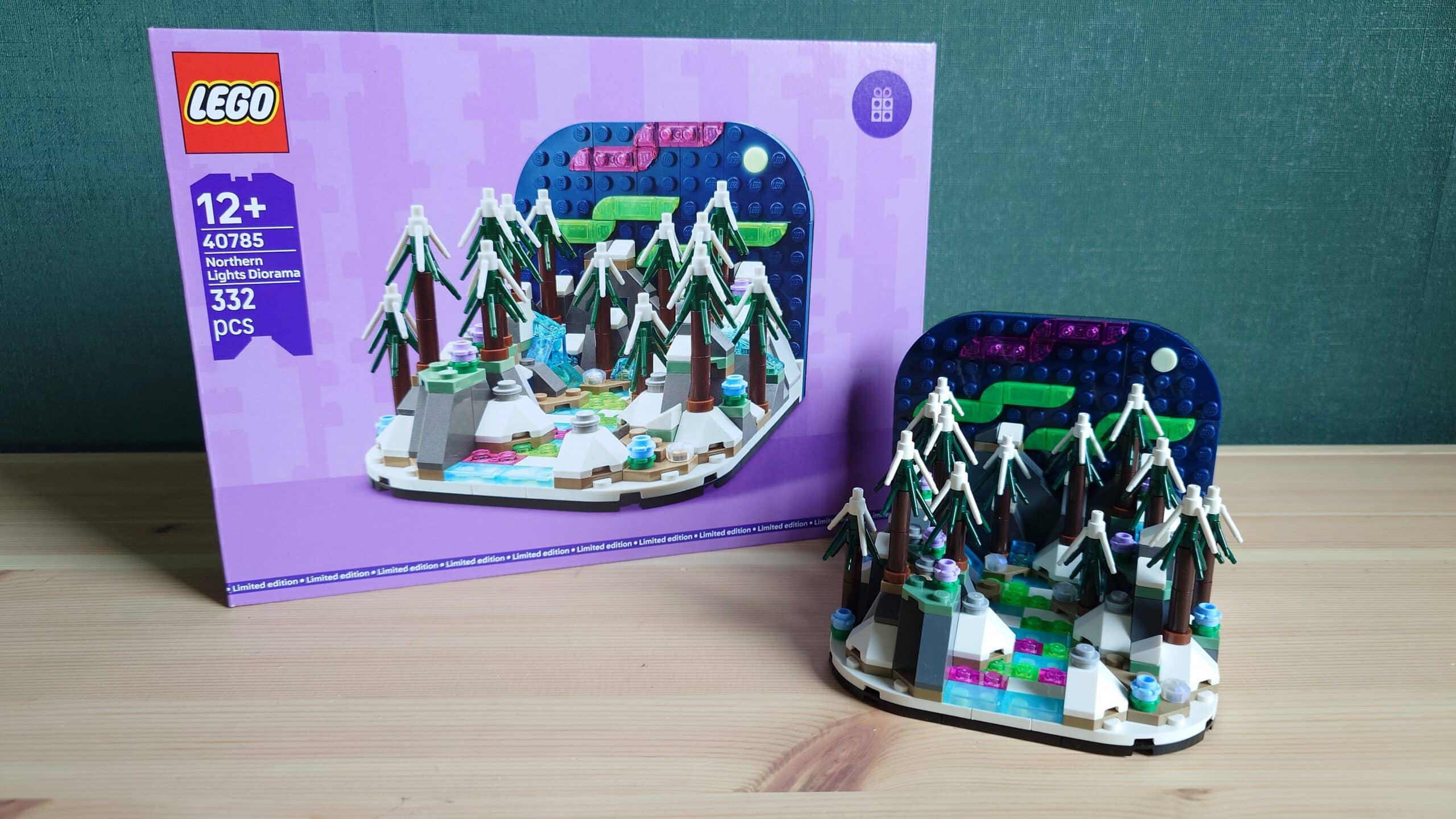 Review: LEGO 40785 Nothern Lights Diorama – teleurstellende afsluiter van de serie
