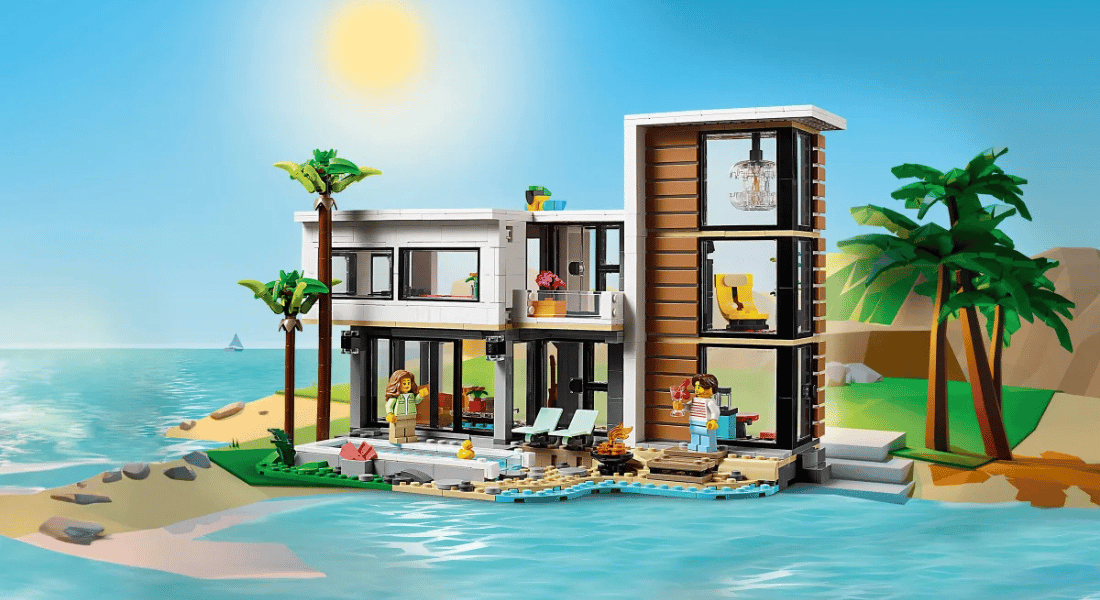 lego creator 31153 modern house uit 2024