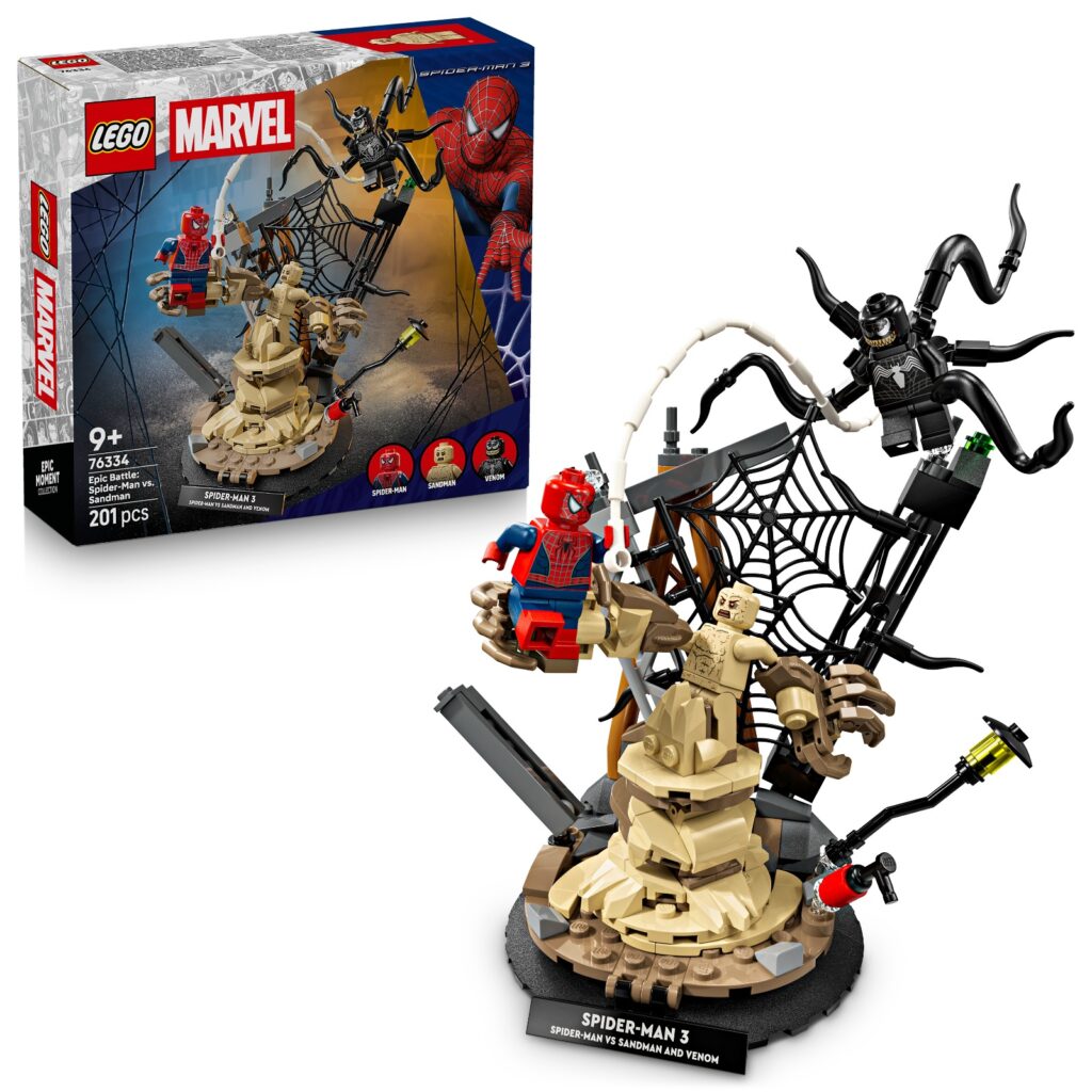 lego marvel 76334 epic battle spider man vs. sandman (1)