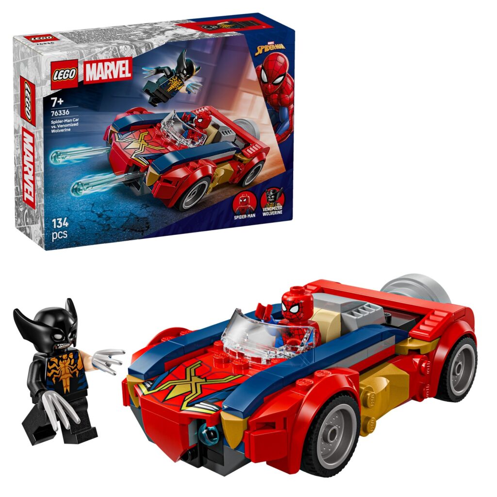 lego marvel 76336 spider man car vs. venomized wolverine (1)