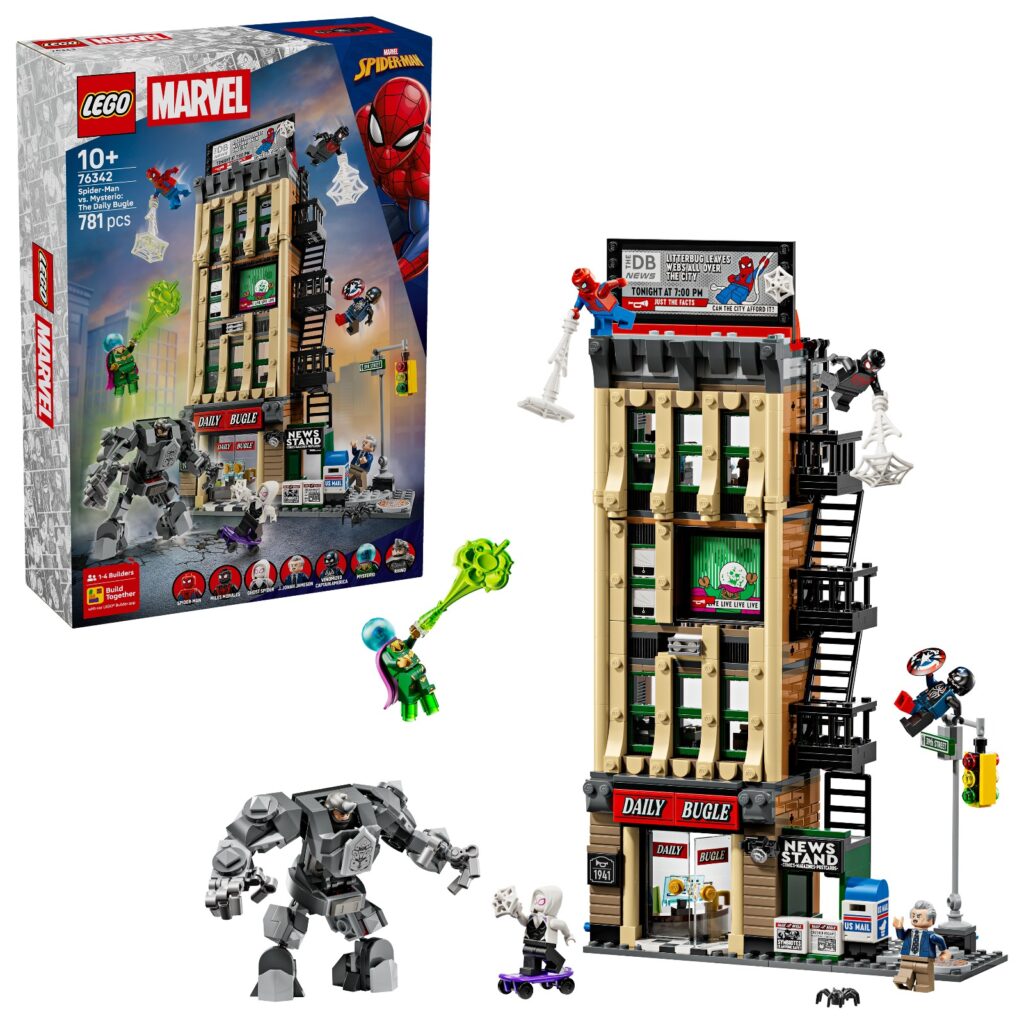 lego marvel 76342 spider man vs. mysterio the daily bugle (1)