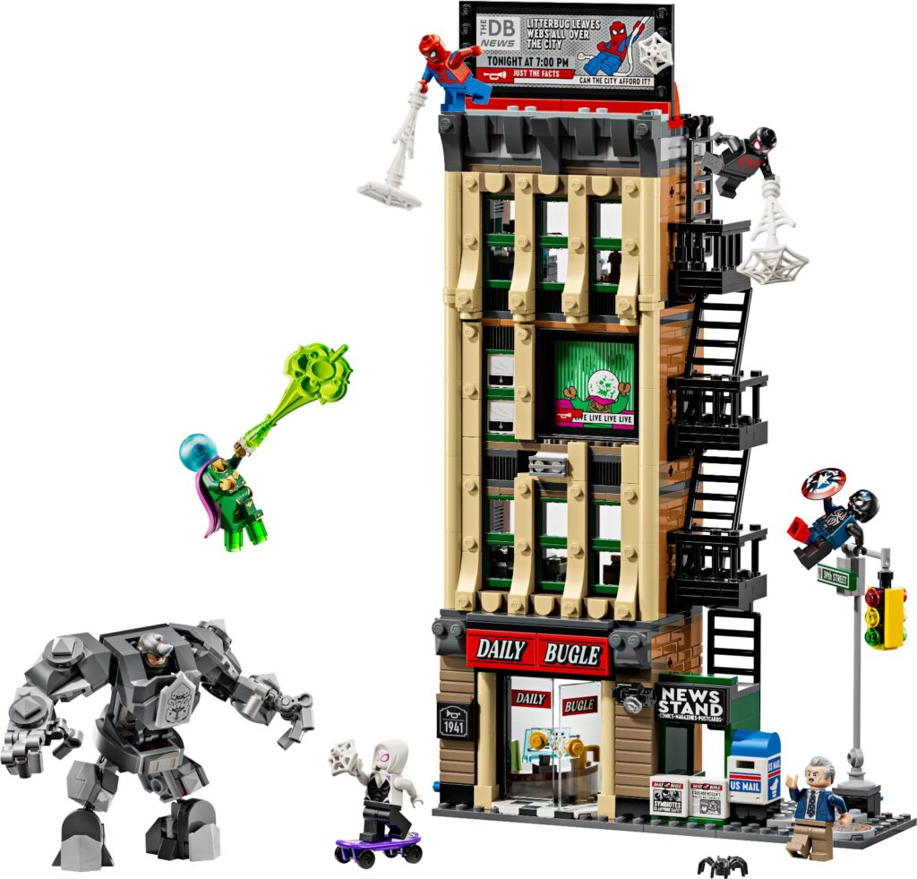 lego marvel 76342 spider man vs. mysterio the daily bugle (5)