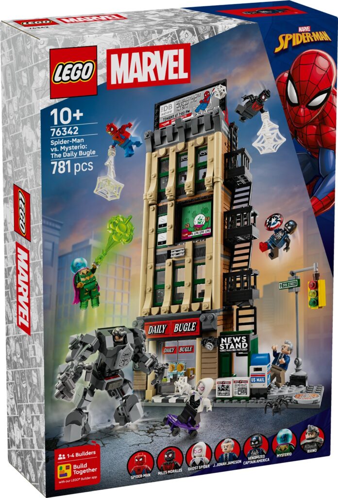 lego marvel 76342 spider man vs. mysterio the daily bugle (7)
