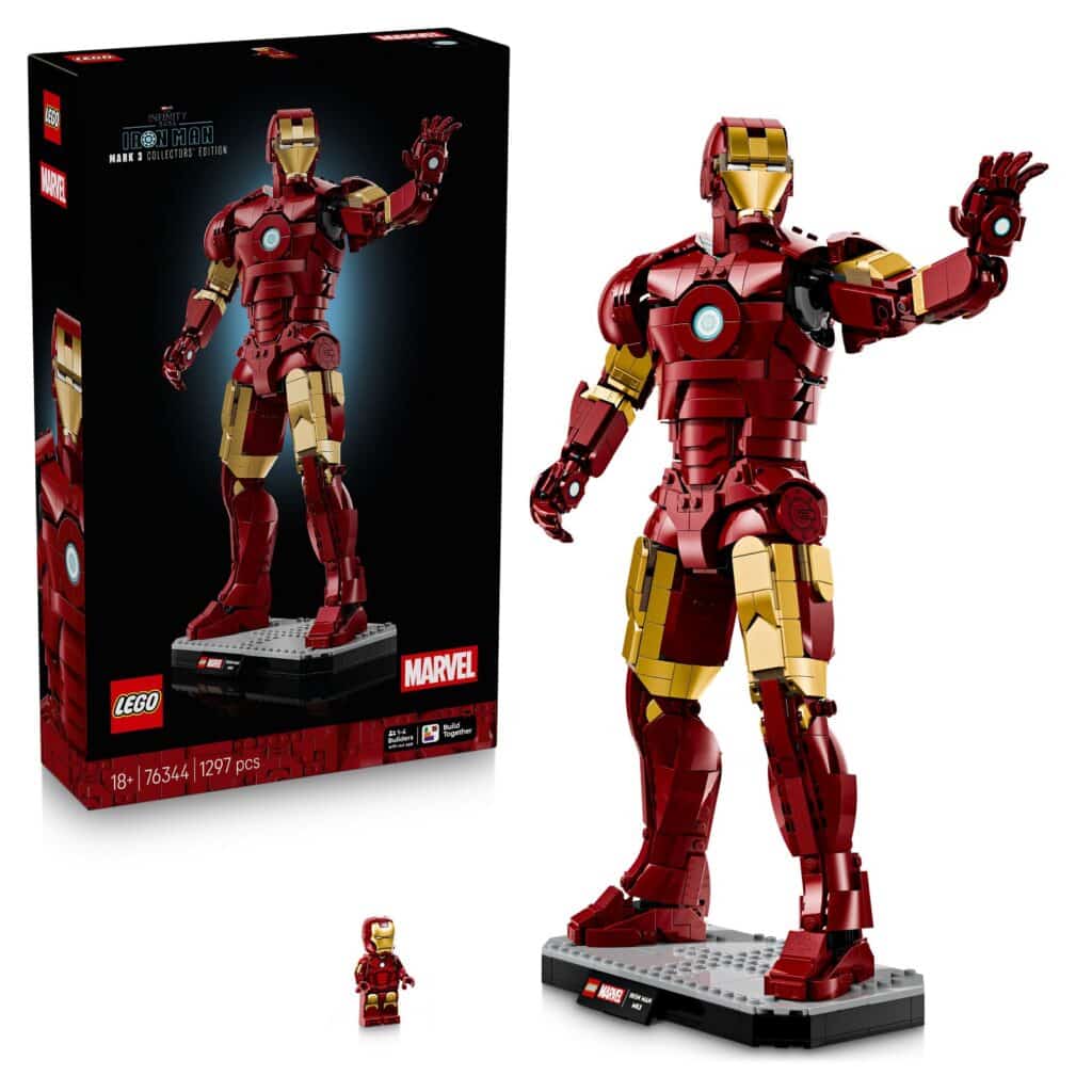 lego marvel 76344 iron man mark 3 collectors' edition (1)