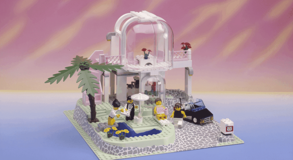 lego paradisa 6416 poolside paradise