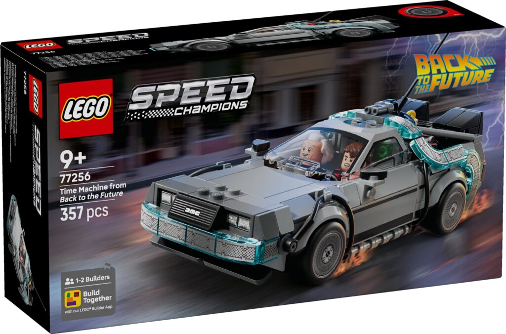 lego speed champions 77256 time machine from back to the future (1)