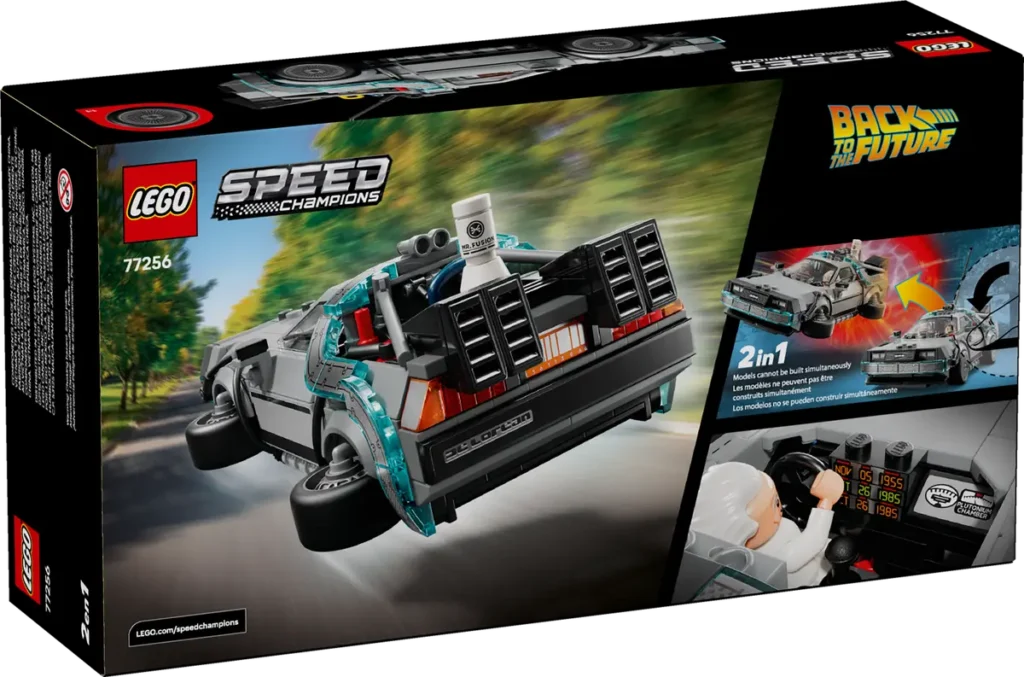 lego speed champions 77256 time machine from back to the future (10)