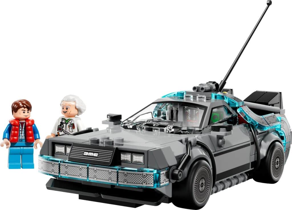 lego speed champions 77256 time machine from back to the future (3)
