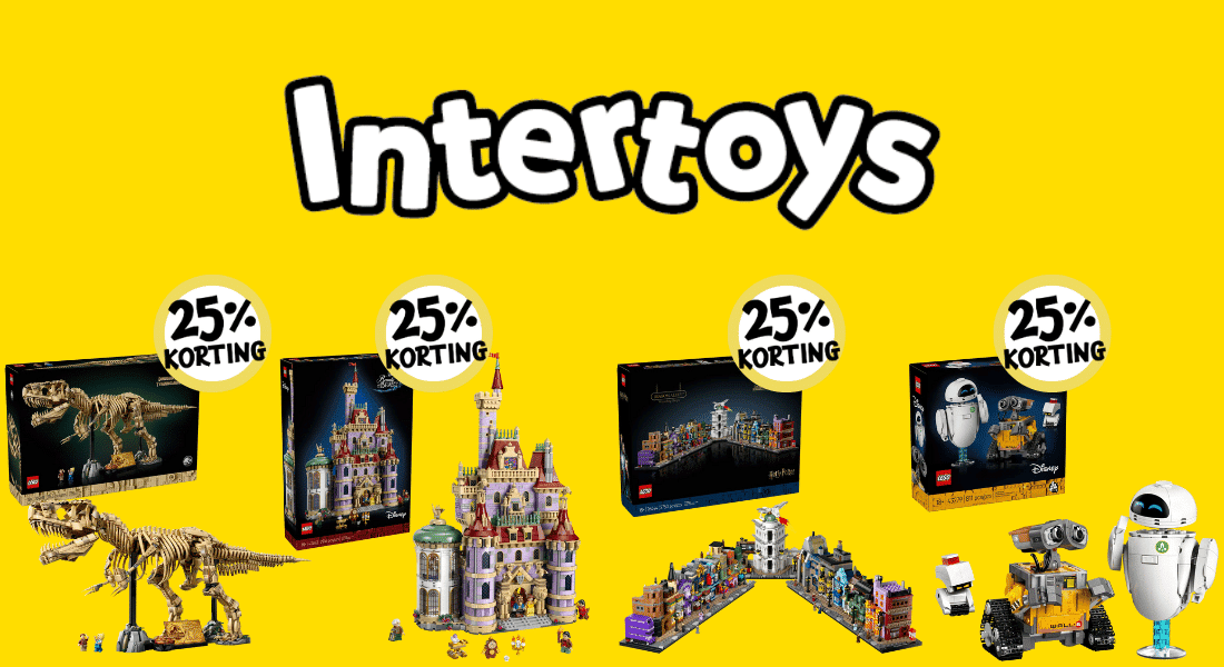 Zeer goede LEGO aanbiedingen bij Intertoys – veel sets voor de laagste prijs
