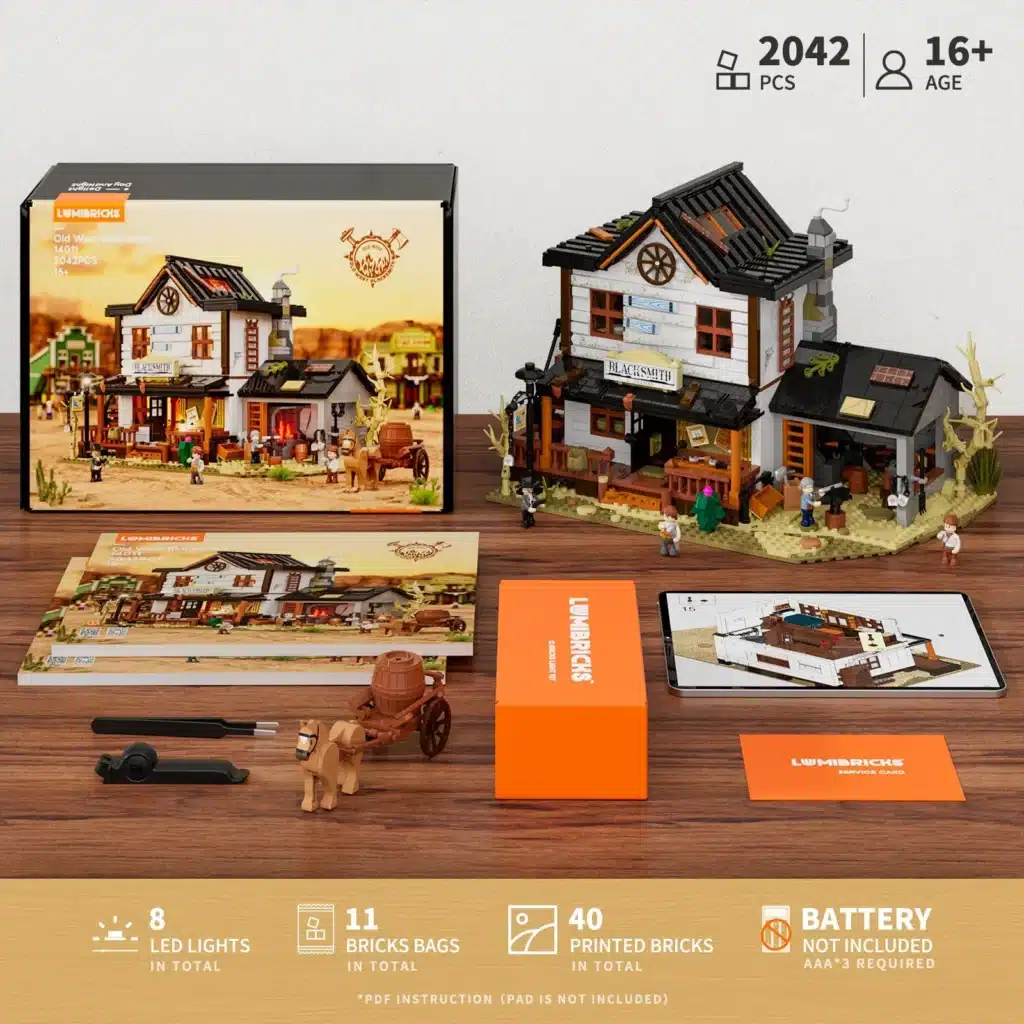 lumibricks l9089 old west blacksmith (3)