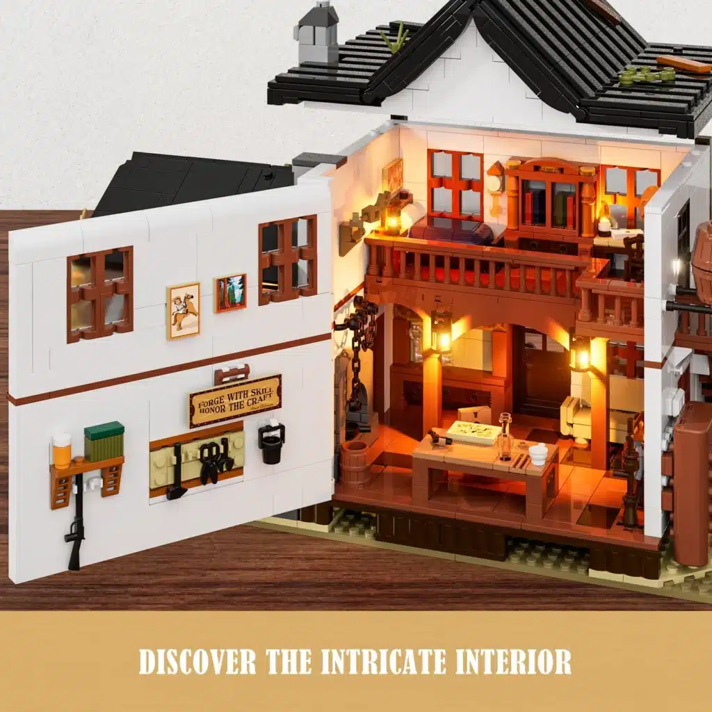 lumibricks l9089 old west blacksmith (6)
