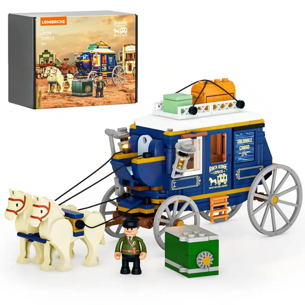 lumibricks l9099 treasure stagecoach
