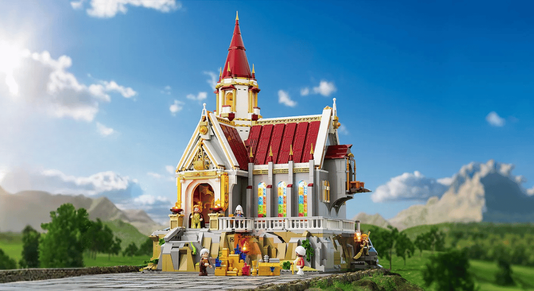 lumibricks l9105 king's castle treasury