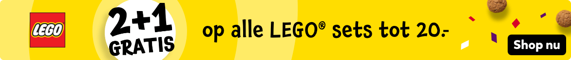 2+1 gratis op lego