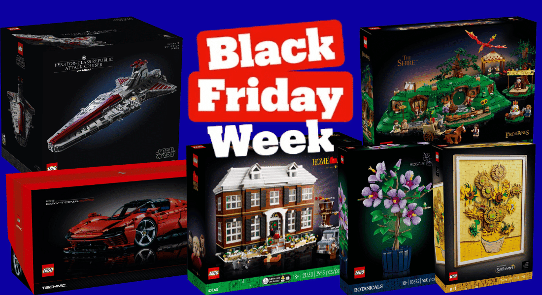 korting op lego sets voor volwassenen