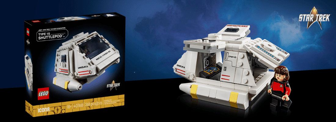 lego 40768 star trek type 15 shuttlepod