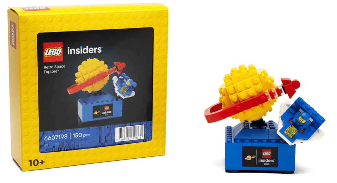 LEGO 5009806 Retro Space Explorer onthuld als beloning voor het Insiders-Weekend 2025