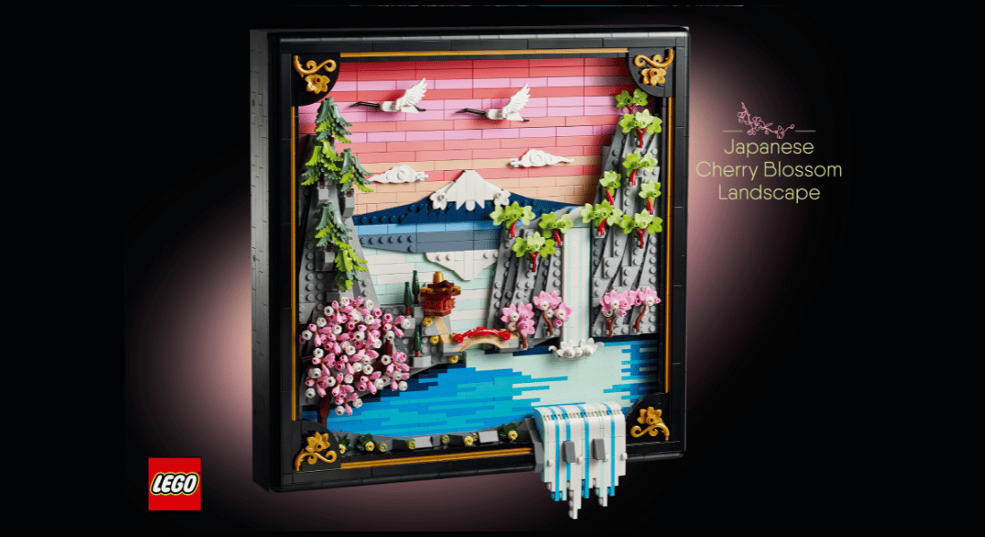 LEGO Art 31218 Japanese Cherry Blossom Landscape onthuld – ervaar vanaf januari de sereniteit van Japan