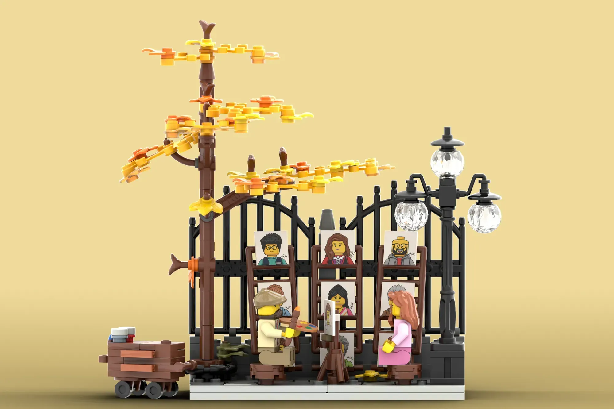 Het LEGO Ideas Urban Face Sketcher verschijnt als een toekomstige GWP