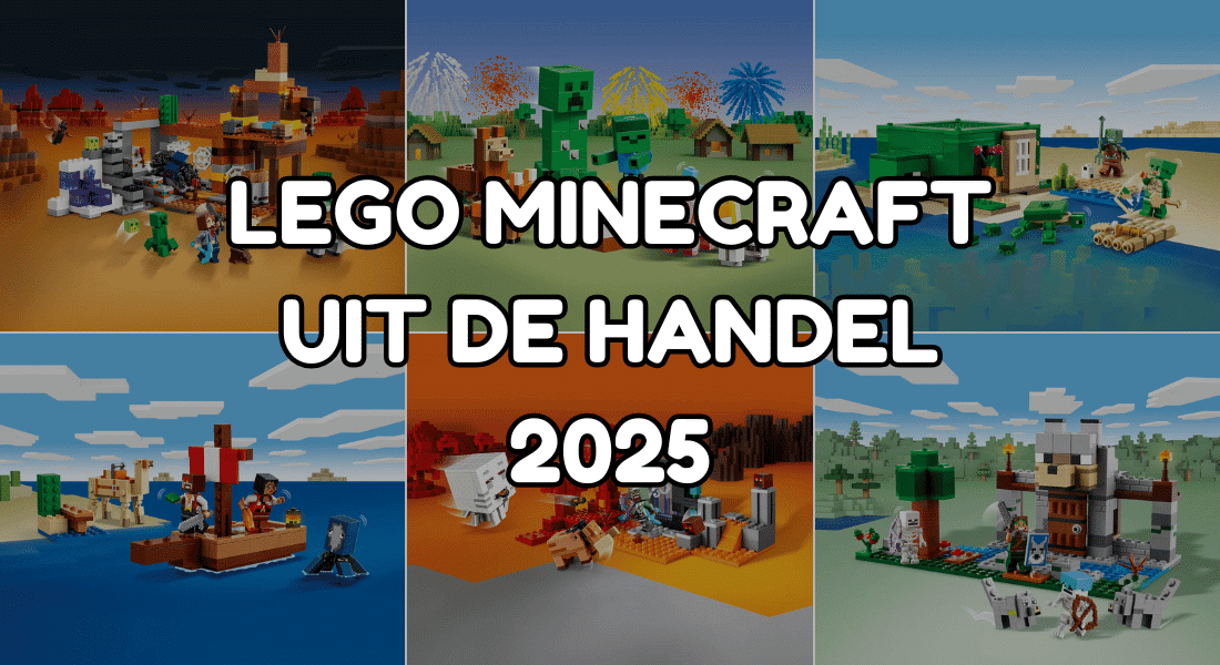 [EOL] Deze LEGO Minecraft sets gaan in 2025 uit de handel