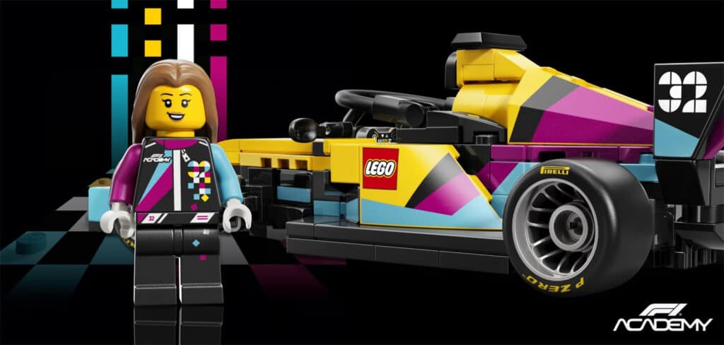 lego speed champions 77258 f1 academy lego race car