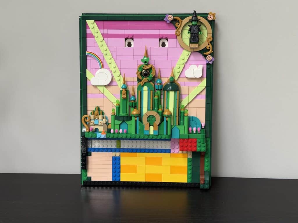 lego wicked 75685 emerald city wall art00008