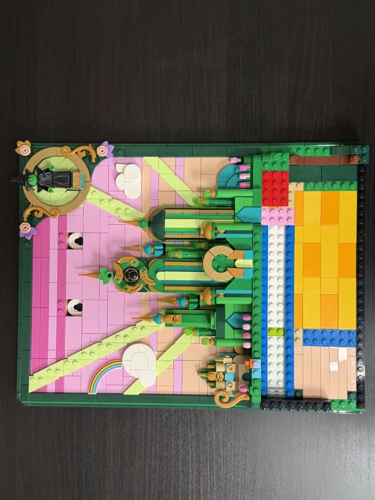 lego wicked 75685 emerald city wall art00010