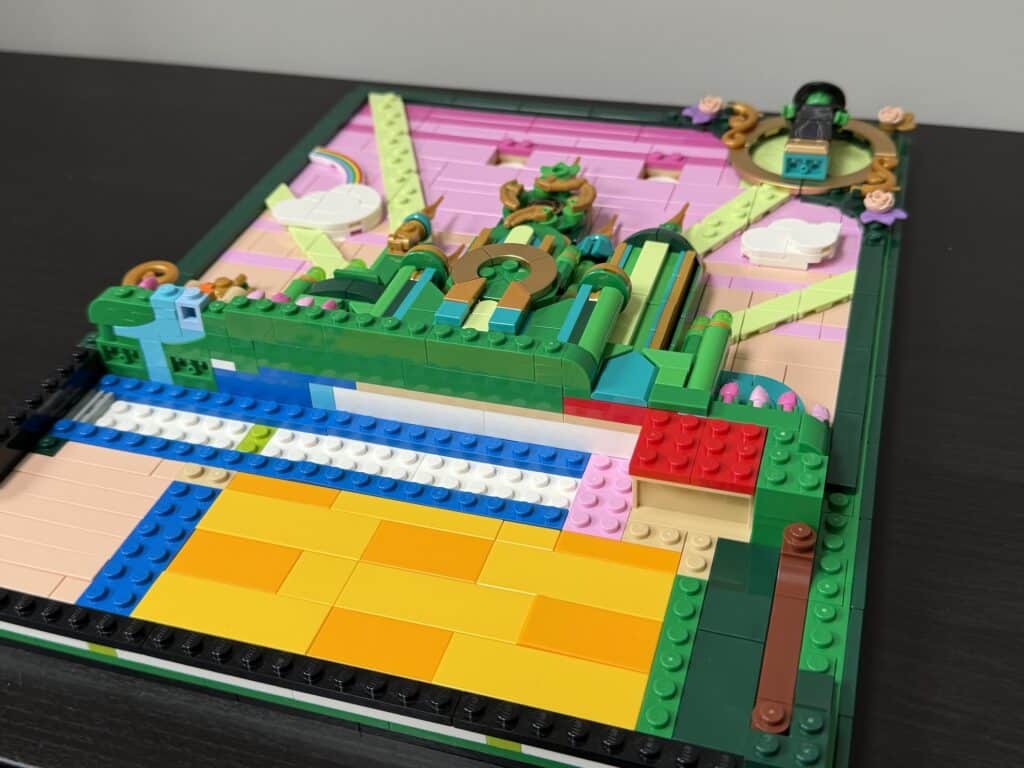 lego wicked 75685 emerald city wall art00011