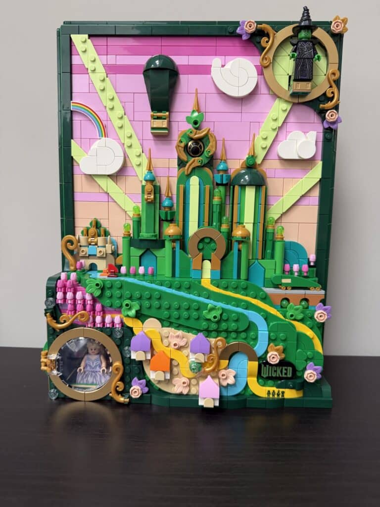 lego wicked 75685 emerald city wall art00016